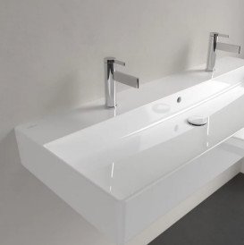 Раковина Villeroy & Boch Memento 2.0 120х47 см із переливом TitanCeram альпійський білий 4A22C401