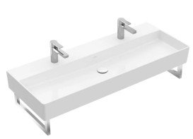 Раковина Villeroy&Boch Memento 2.0 120х47 см без переливу TitanCeram альпійський білий 4A22C101