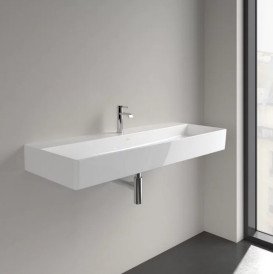 Раковина Villeroy & Boch Memento 2.0 120х47 см без перелива TitanCeram альпийский белый 4A22C201