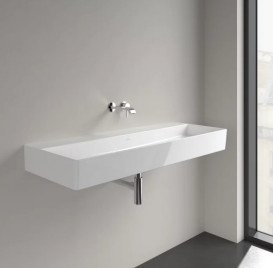 Раковина Villeroy&Boch Memento 2.0 120х47 см без переливу TitanCeram альпійський білий 4A22C301