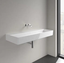 Раковина Villeroy & Boch Memento 2.0 120х47 см без перелива TitanCeram CeramicPlus альпийский белый 4A22C3R1