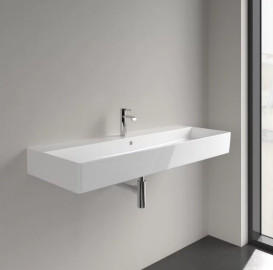 Раковина Villeroy & Boch Memento 2.0 120х47 см з переливом шліфована TitanCeram CeramicPlus альпійський білий 4A22CLR1