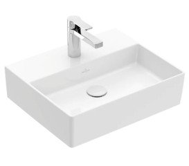 Раковина Villeroy & Boch Memento 2.0 50х42 см без перелива TitanCeram альпийский белый 4A225101