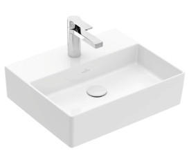 Раковина Villeroy & Boch Memento 2.0 50х42 см без перелива TitanCeram CeramicPlus альпийский белый 4A2251R1