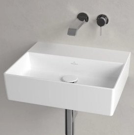 Раковина Villeroy & Boch Memento 2.0 50х42 см без перелива TitanCeram альпійський білий 4A225301