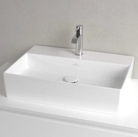 Раковина Villeroy & Boch Memento 2.0 60х42 см без перелива TitanCeram CeramicPlus альпийский белый 4A0761R1