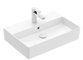 Раковина Villeroy & Boch Memento 2.0 60х42 см с переливом TitanCeram CeramicPlus альпийский белый 4A2260R1
