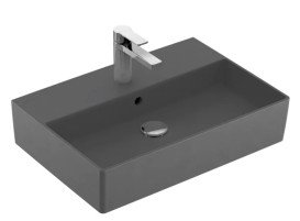 Раковина Villeroy & Boch Memento 2.0 60х42 см з переливом TitanCeram CeramicPlus графіт 4A2260I4