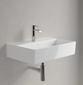 Раковина Villeroy & Boch Memento 2.0 60х42 см без перелива TitanCeram альпийский белый 4A226101