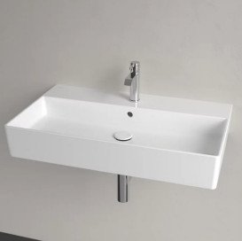 Раковина Villeroy & Boch Memento 2.0 80х47 см с переливом TitanCeram CeramicPlus альпийский белый 4A2280R1