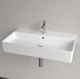 Раковина Villeroy & Boch Memento 2.0 80х47 см з переливом TitanCeram CeramicPlus кам'яний білий 4A2280RW