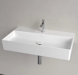 Раковина Villeroy&Boch Memento 2.0 80х47 см без переливу TitanCeram альпійський білий 4A228101
