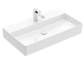 Раковина Villeroy & Boch Memento 2.0 80х47 см без перелива TitanCeram альпийский белый 4A228101