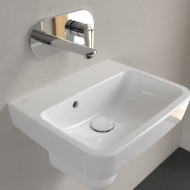 Раковина Villeroy & Boch O.novo 45х37 см санітарна кераміка альпійський білий 43444701
