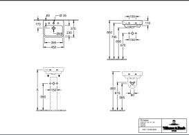Раковина Villeroy & Boch O.novo 45х37 см санитарная керамика CeramicPlus альпийский белый 434448R1