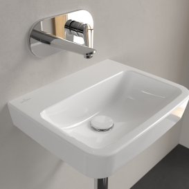 Раковина Villeroy & Boch O.novo 45х37 см шліфована санітарна кераміка альпійський білий 43444FR1