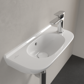 Раковина Villeroy & Boch O.novo 50х25 см санитарная керамика CeramicPlus альпийский белый  536153R1