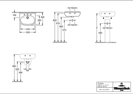 Раковина Villeroy & Boch O.novo 50х40 см санитарная керамика CeramicPlus альпийский белый 536050R1