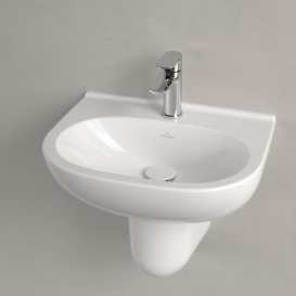 Раковина Villeroy & Boch O.novo 50х40 см санітарна кераміка CeramicPlus альпійський білий 536051R1