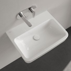 Раковина Villeroy & Boch O.novo 60х46 см шліфована санітарна кераміка альпійський білий 4A416F01
