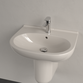 Раковина Villeroy & Boch O.novo 60х49 см санітарна кераміка CeramicPlus пергамон  516060R3