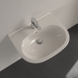 Раковина Villeroy & Boch O.novo 60х49 см санітарна кераміка CeramicPlus пергамон  516060R3