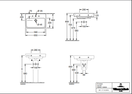 Раковина Villeroy & Boch O.novo 65х46 см санитарная керамика AntiBac CeramicPlus альпийский белый4A4165T2