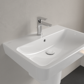 Раковина Villeroy & Boch O.novo 65х46 см санитарная керамика CeramicPlus альпийский белый 4A4165R1