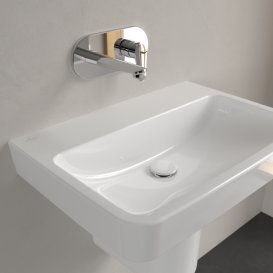 Раковина Villeroy & Boch O.novo 65х46 см санітарна кераміка CeramicPlus альпійський білий 4A4168R1