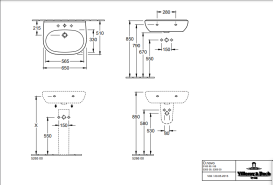 Раковина Villeroy & Boch O.novo 65х51 см санитарная керамика CeramicPlus альпийский белый 516065R1