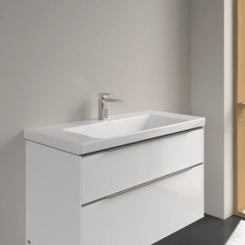 Раковина Villeroy & Boch Subway 3.0 100х47 см TitanCeram альпийский белый 4A70A201
