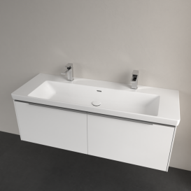 Раковина Villeroy & Boch Subway 3.0 130х47,5 см TitanCeram CeramicPlus кам'яний білий 4A70D4RW