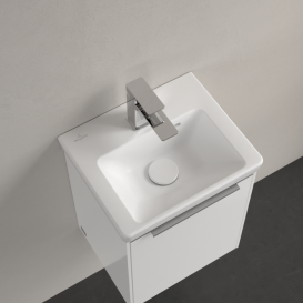 Раковина Villeroy & Boch Subway 3.0 37х30,5 см санітарна кераміка CeramicPlus кам'яний білий 437037RW