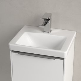 Раковина Villeroy & Boch Subway 3.0 37х30,5 см санітарна кераміка CeramicPlus кам'яний білий 437038RW