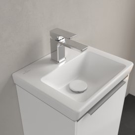 Раковина Villeroy & Boch Subway 3.0 37х30,5 см санітарна кераміка CeramicPlus кам'яний білий 437038RW
