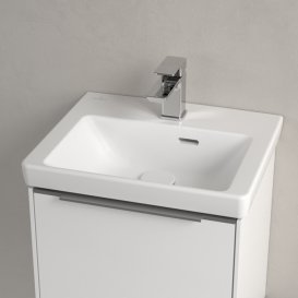 Раковина Villeroy & Boch Subway 3.0 45х37 см санітарна кераміка CeramicPlus кам'яний білий 4370FKRW