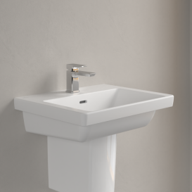 Раковина Villeroy & Boch Subway 3.0 55х44 см санитарная керамика CeramicPlus каменный белый 4A7055RW