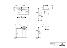 Раковина Villeroy & Boch Subway 3.0 55х44 см санітарна кераміка CeramicPlus альпійський білий 4A70F4R1