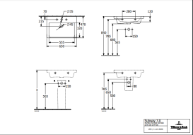 Раковина Villeroy & Boch Subway 3.0 65х47 см TitanCeram альпийский белый 4A706801