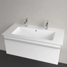 Раковина Villeroy & Boch Venticello 100х50 см с переливом санитарная керамика CeramicPlus каменный белый 4104AKRW
