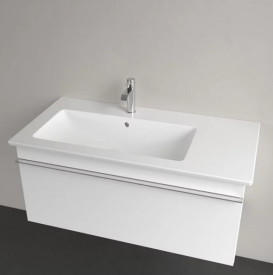 Раковина Villeroy & Boch Venticello 100х50 см чаша слева санитарная керамика альпийский белый 4134L101