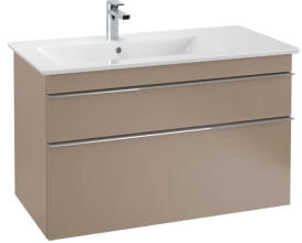 Раковина Villeroy & Boch Venticello 100х50 см чаша слева санитарная керамика CeramicPlus альпийский белый 4134L1R1