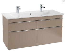 Раковина Villeroy & Boch Venticello 120х50 см с переливом санитарная керамика CeramicPlus альпийский белый 4104CKR1