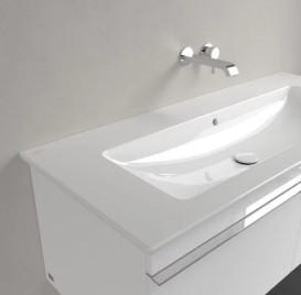 Раковина Villeroy & Boch Venticello 120х50 см с переливом санитарная керамика CeramicPlus альпийский белый 4104CJR1