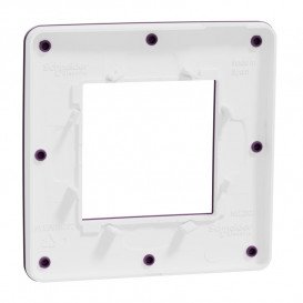 Рамка 1-постова Schneider Electric Unica New Studio Color фіолетовий/білий NU280214