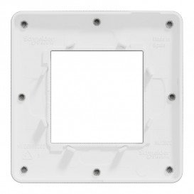 Рамка 1-постова Schneider Electric Unica New Studio Color хром/антрацит NU280256