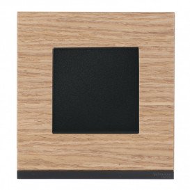 Рамка 1-постовая Schneider Electric Unica New Pure дуб/антрацит NU600284