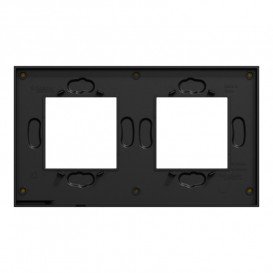 Рамка 2-постовая Schneider Electric Unica New Pure камень/антрацит NU600487