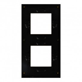 Рамка 2-постовая Schneider Electric Unica New Pure вертикальная дуб/антрацит NU6004V84