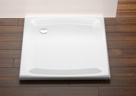 Душовий піддон акриловий квадратний Ravak Perseus PP 100х100х17.5 білий A02AA01510